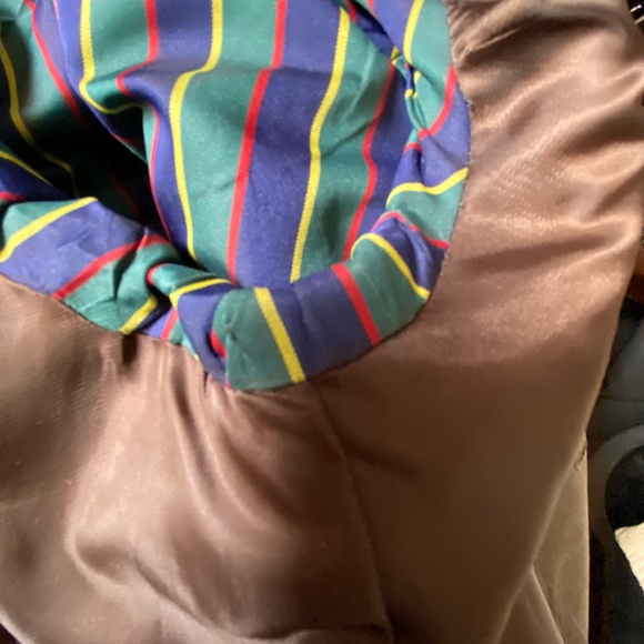 Chaps Mens Brown Black Blend Wool Business Formal Blazer- Sz-48R - Picture 8 of 16